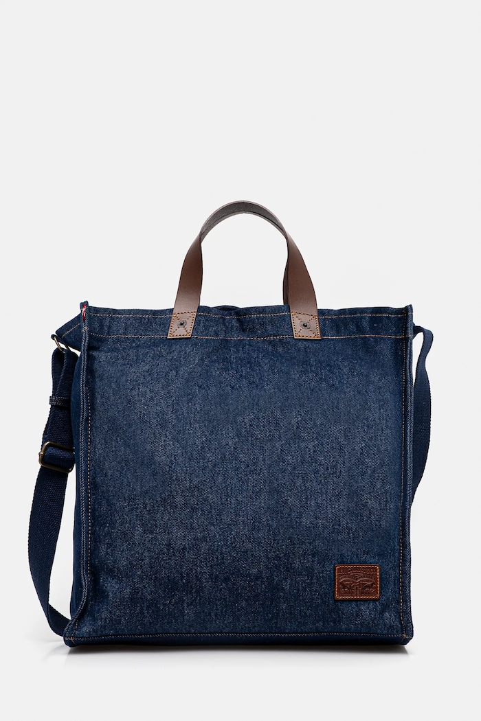 Jeans torba Levi's Tekstil mornarsko modra 002GX.0001
