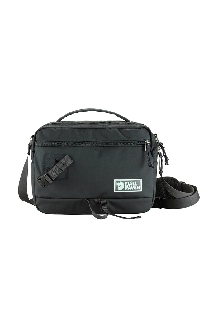 Σακίδιο Fjallraven Vardag Shoulder Bag 6 υφασμάτινο μαύρο F23200301