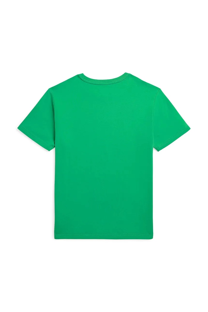 Polo Ralph Lauren t-shirt bawełniany dziecięcy 323853828042 zielony SS25
