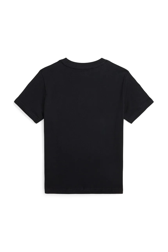 Chłopiec Polo Ralph Lauren t-shirt bawełniany dziecięcy 322832907055 czarny