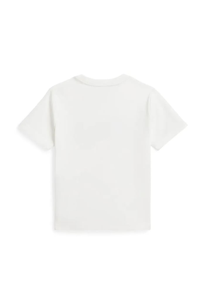 Polo Ralph Lauren t-shirt bawełniany dziecięcy 322958159002 biały SS25