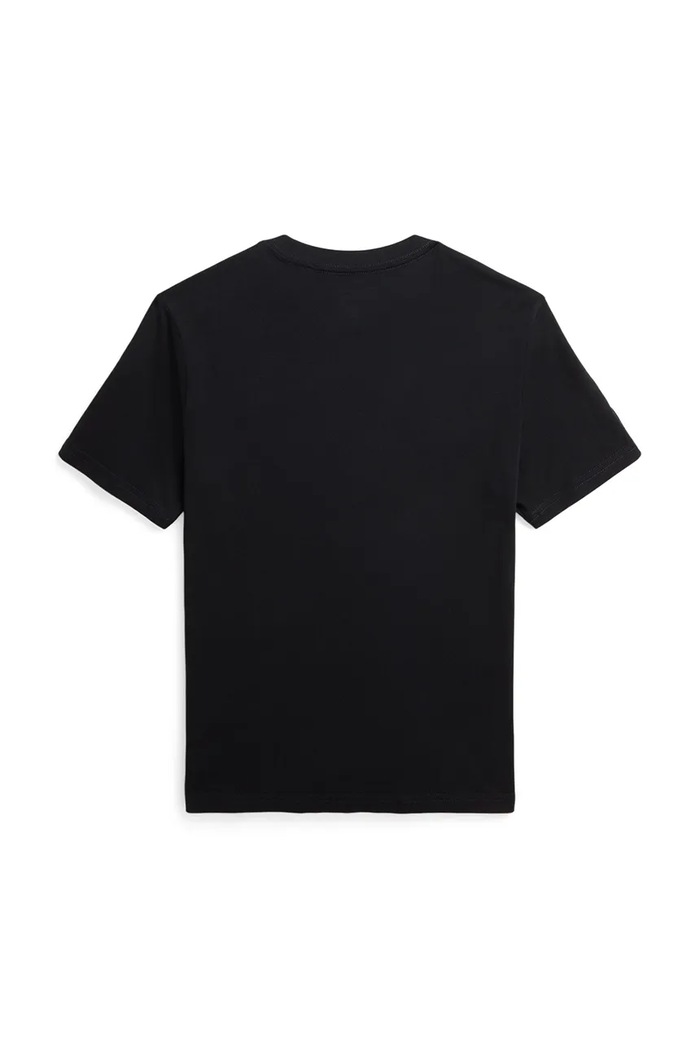 Polo Ralph Lauren t-shirt bawełniany dziecięcy 323832907055 czarny SS25