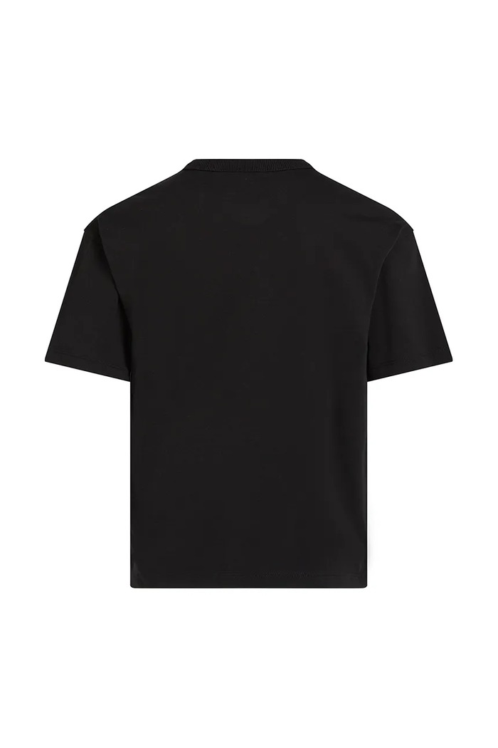 Chłopiec Calvin Klein Jeans t-shirt bawełniany dziecięcy 0 IB0IB02356.PPYA czarny