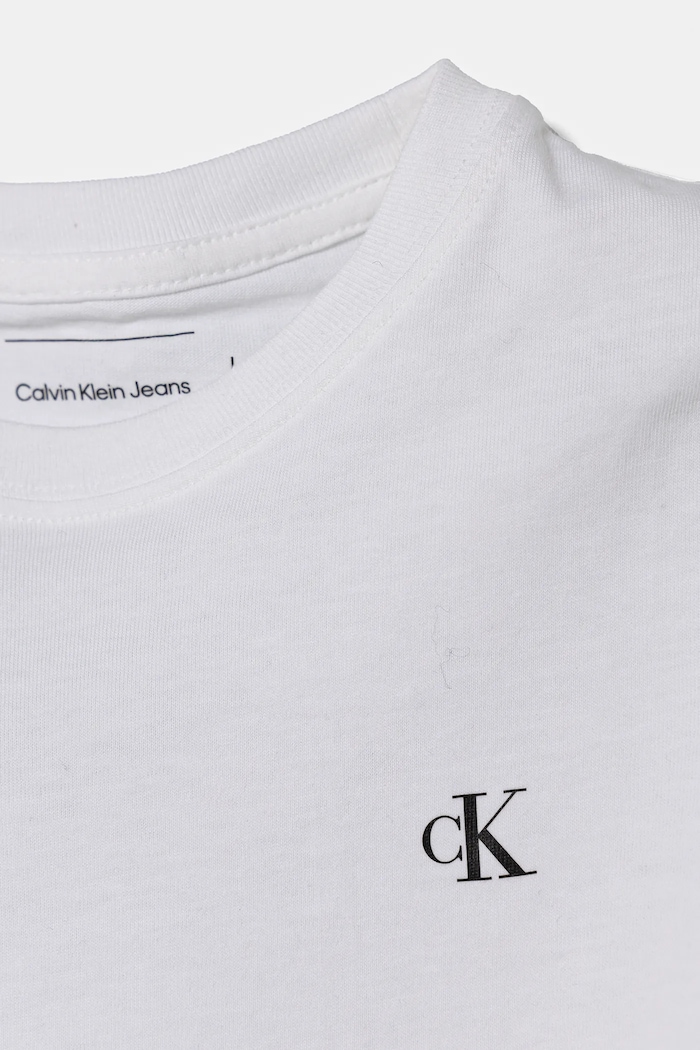 Calvin Klein Jeans t-shirt bawełniany 2-pack IB0IB02364.128.176.PPYA beżowy