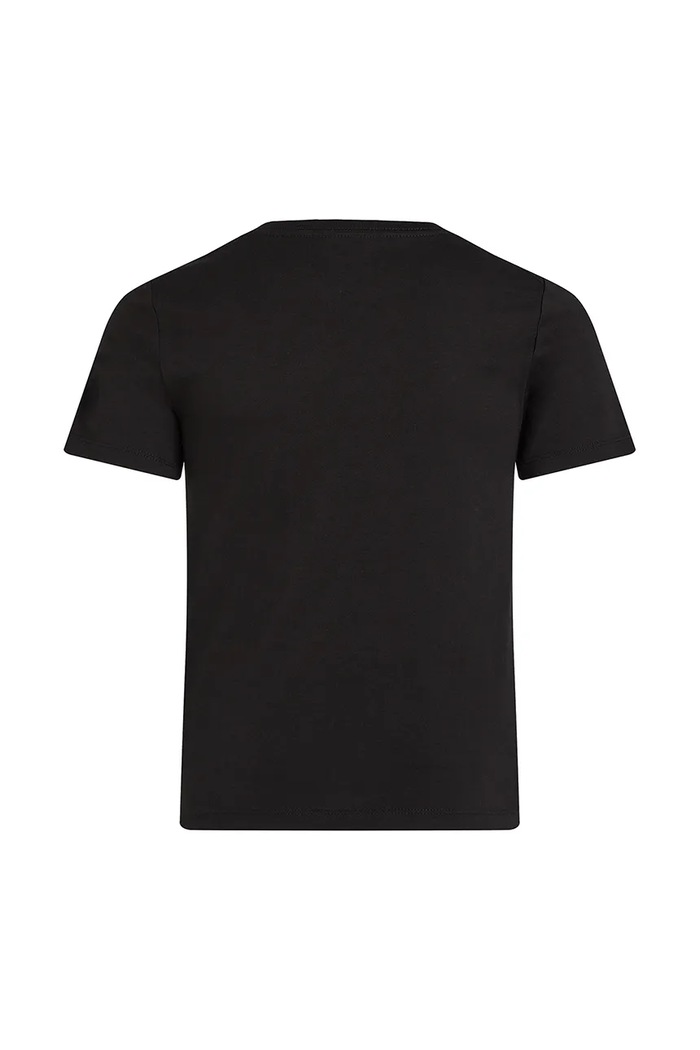 CHLAPEC Dětské bavlněné tričko Calvin Klein Jeans 0 IU0IU00683.104.116.PPYA černá