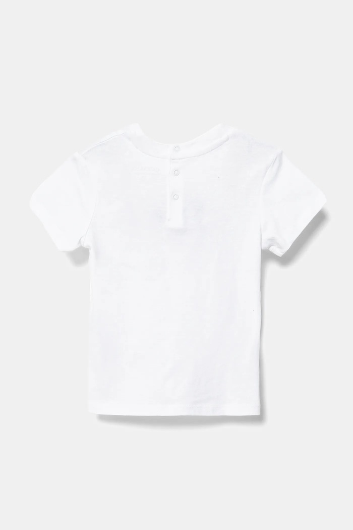 Bavlněné dětské tričko Guess I5RI01.K8HM4.PPYA bílá SS25
