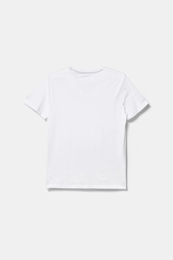 Guess t-shirt bawełniany dziecięcy L5RI12.K8HM4.PPYA biały SS25