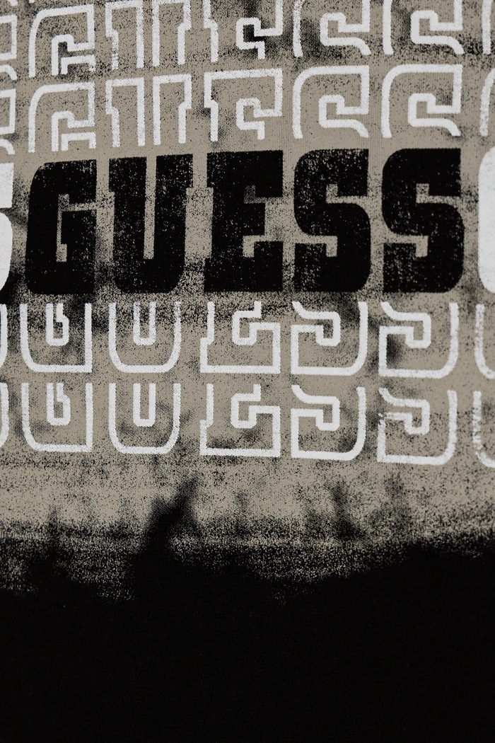 Αγορίστικα Guess Παιδικό βαμβακερό μπλουζάκι Guess L5RI23.K8HM4.PPYA μαύρο