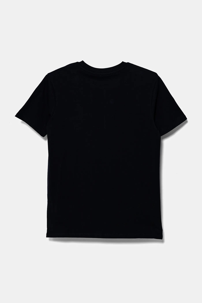 Guess t-shirt bawełniany dziecięcy L5RI33.I3Z14.PPYA granatowy SS25