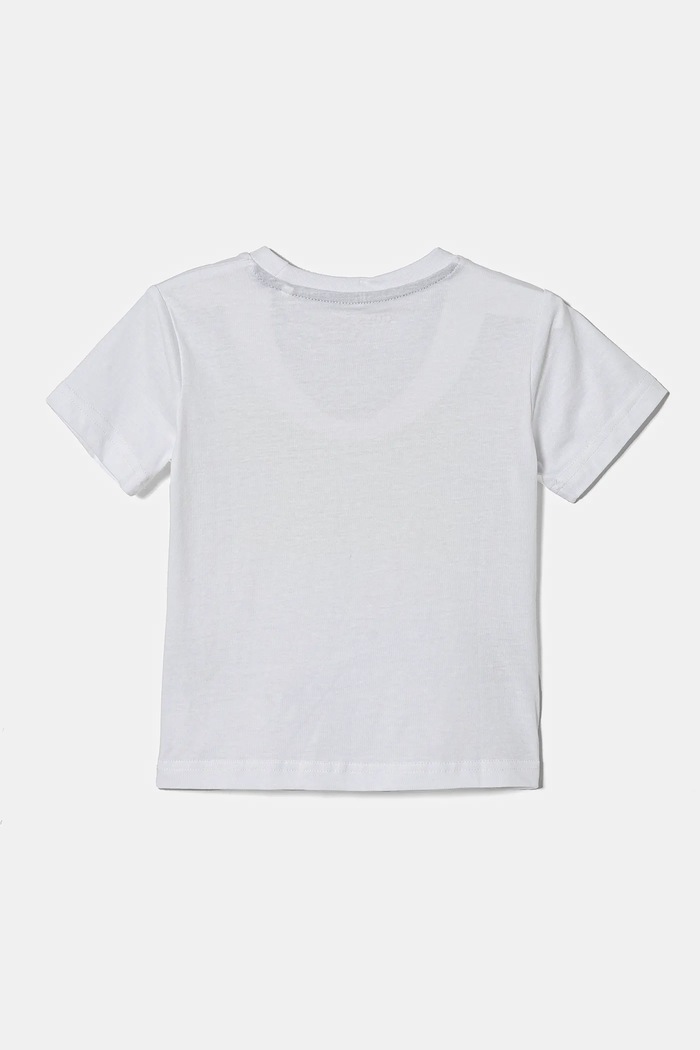 Dětské bavlněné tričko Guess N5RI23.K8HM4.PPYA bílá SS25