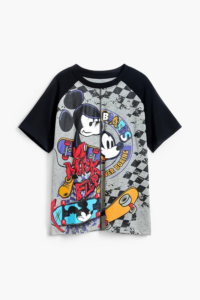 Desigual tricou copii 25SBTK04 gri SS25