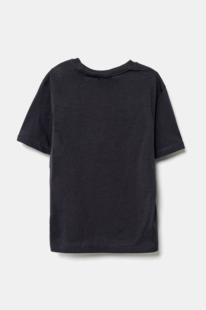 EA7 Emporio Armani t-shirt bawełniany dziecięcy 7B000020.AF10378 szary SS26