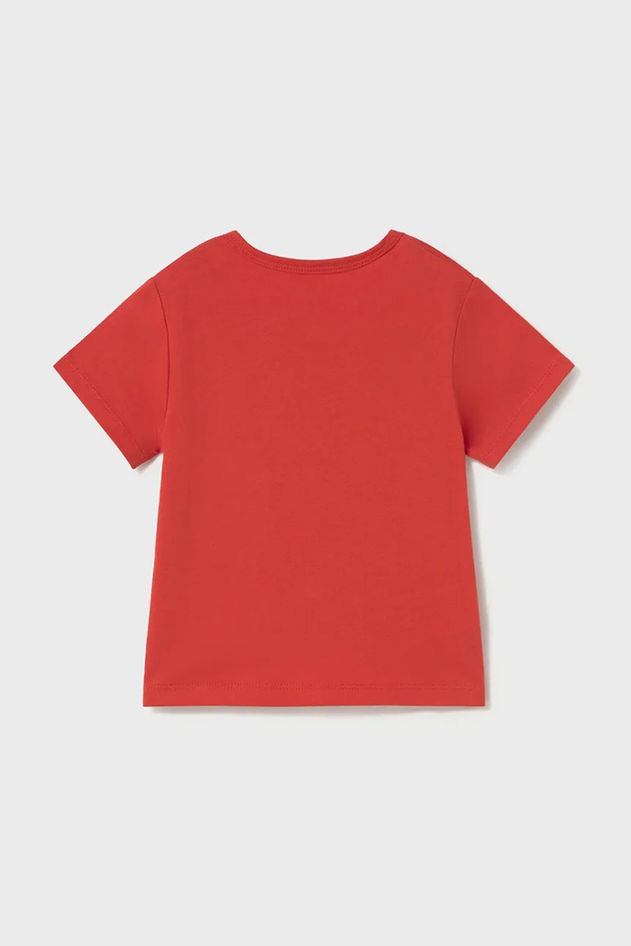 Chłopiec Mayoral t-shirt bawełniany dziecięcy 2-pack 1060.3E.Baby.PPYA czerwony
