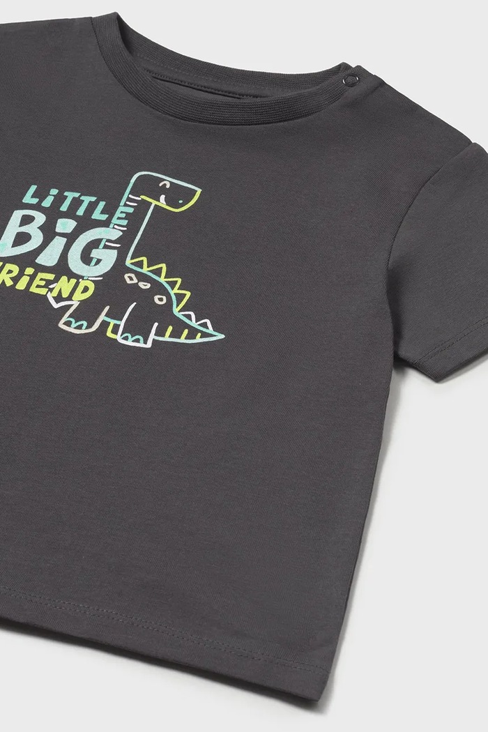 Dětské bavlněné tričko Mayoral černá 1062.3G.Baby.PPYA
