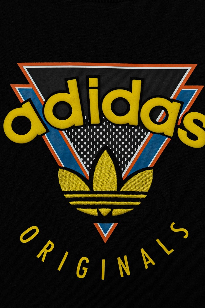adidas Originals t-shirt bawełniany dziecięcy czarny JN4533