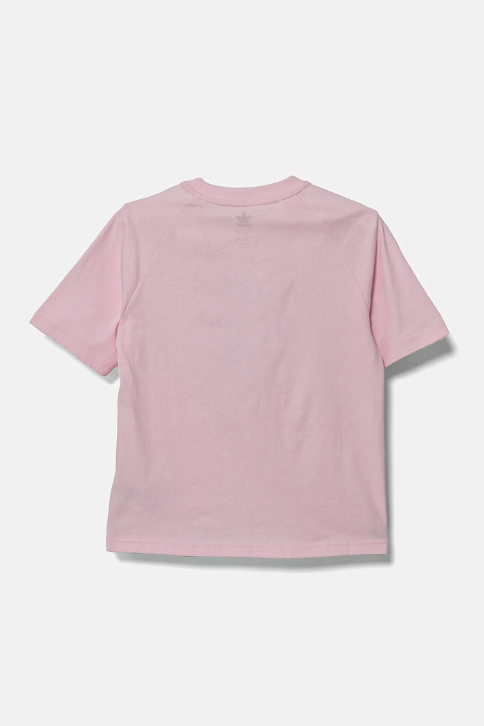 Chłopiec adidas Originals t-shirt bawełniany dziecięcy JC5862 różowy