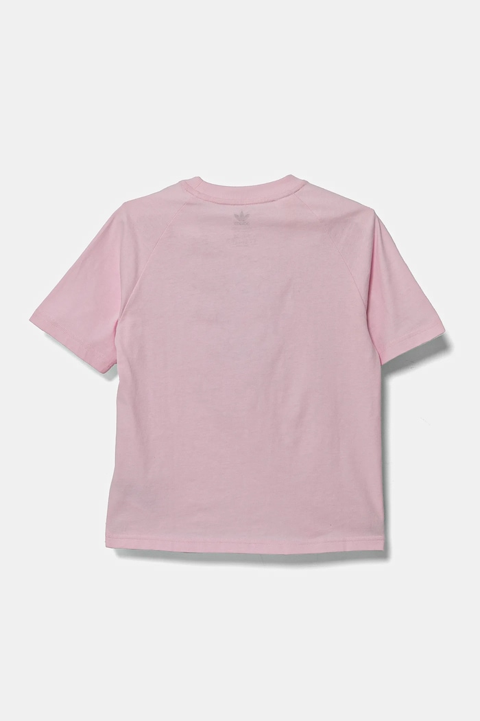 Chłopiec adidas Originals t-shirt bawełniany dziecięcy JC5862 różowy
