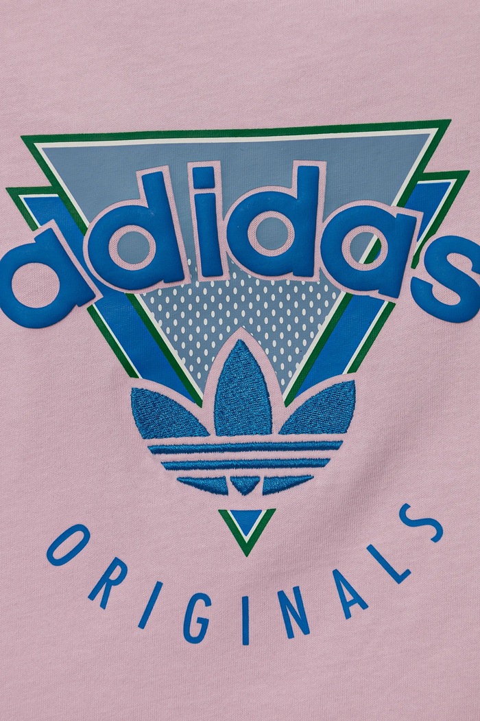adidas Originals t-shirt bawełniany dziecięcy różowy JC5862