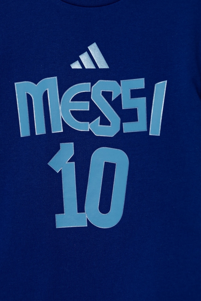 adidas Performance tricou de bumbac pentru copii MESSI albastru JJ1417