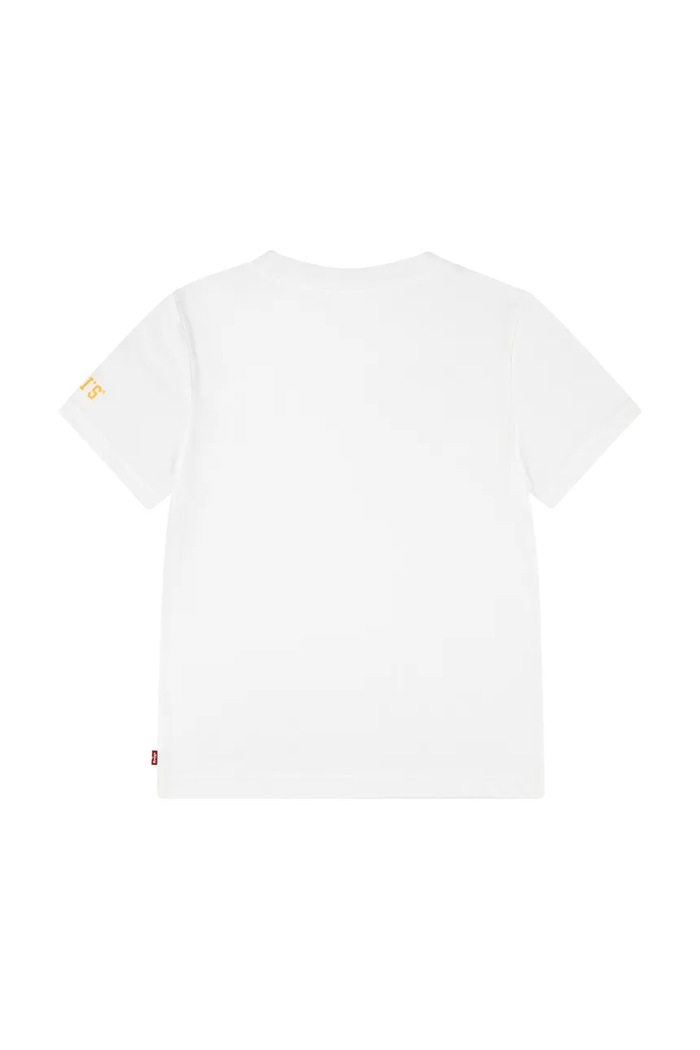 Levi's tricou de bumbac pentru copii "LS" MONOGRAM TEE 8EL402 alb SS25