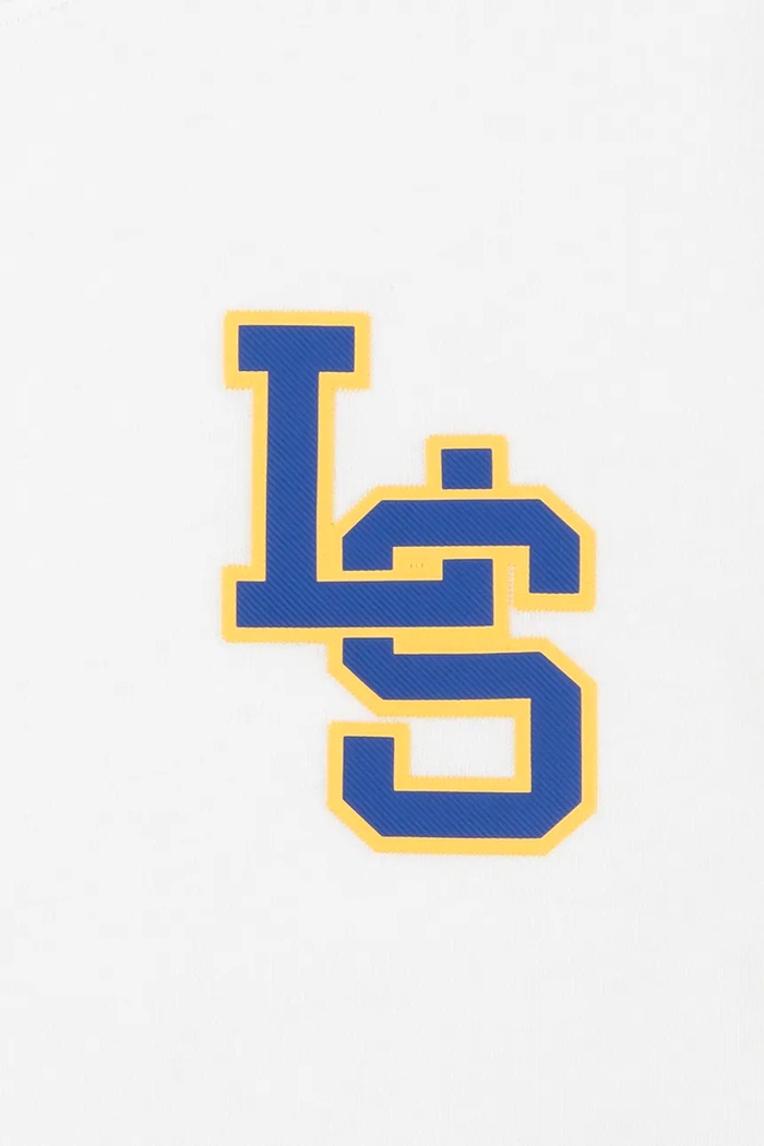 Băieți Levi's tricou de bumbac pentru copii "LS" MONOGRAM TEE 8EL402 alb