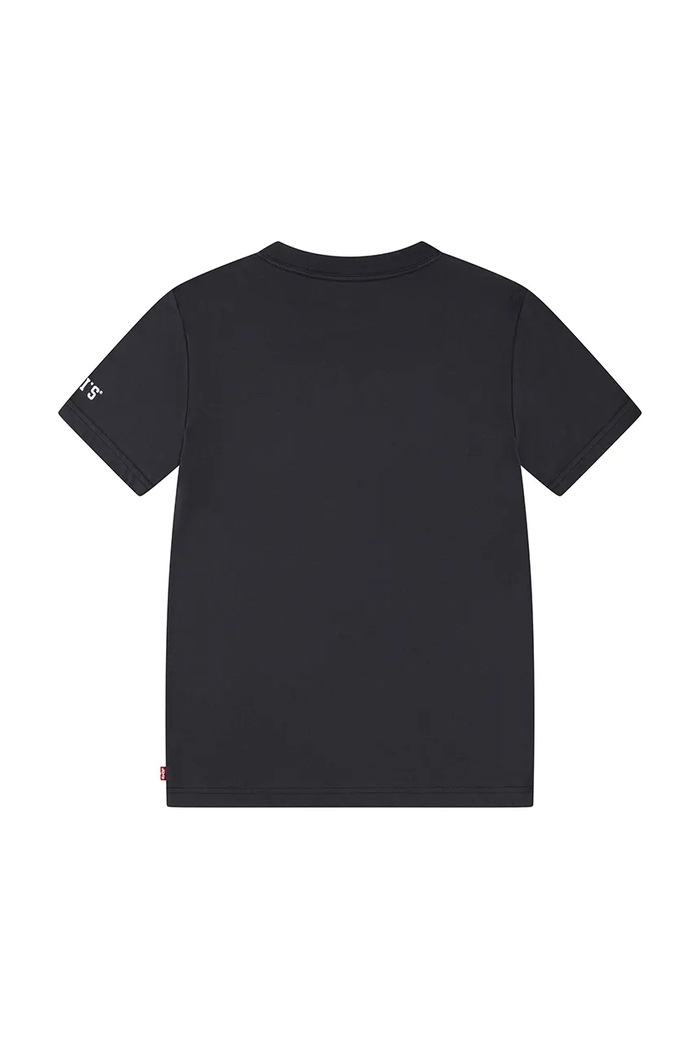 Detské bavlnené tričko Levi's "LS" MONOGRAM TEE 8EL402 čierna SS25