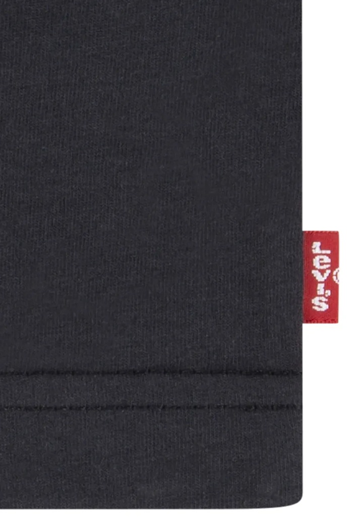 Detské bavlnené tričko Levi's "LS" MONOGRAM TEE čierna 8EL402