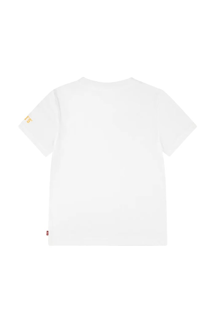 Levi's tricou de bumbac pentru copii "LS" MONOGRAM TEE 9EL402 alb SS25