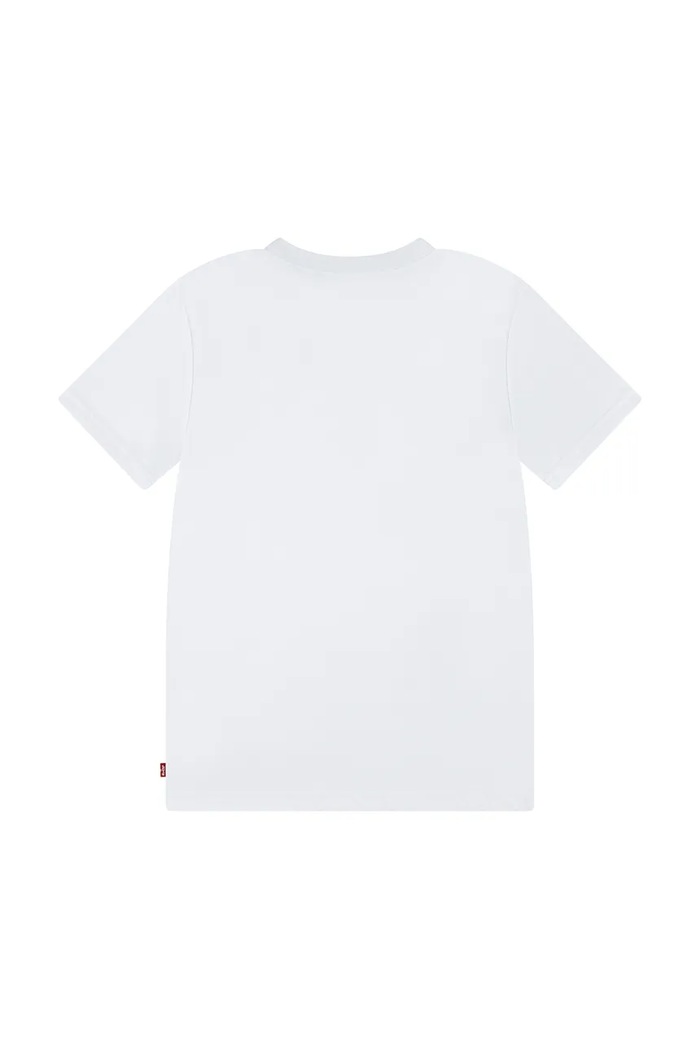 Levi's t-shirt dziecięcy GOLDEN GLOW BATWING TEE 8EM295 biały SS25
