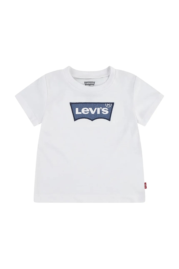 Dětské tričko Levi's MY FIRST BATWING TEE kulatý bílá 6EM318