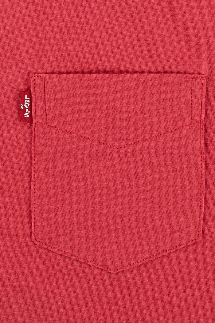 Băieți Levi's tricou de bumbac pentru copii SUNSET POCKET TEE 8EM359 rosu