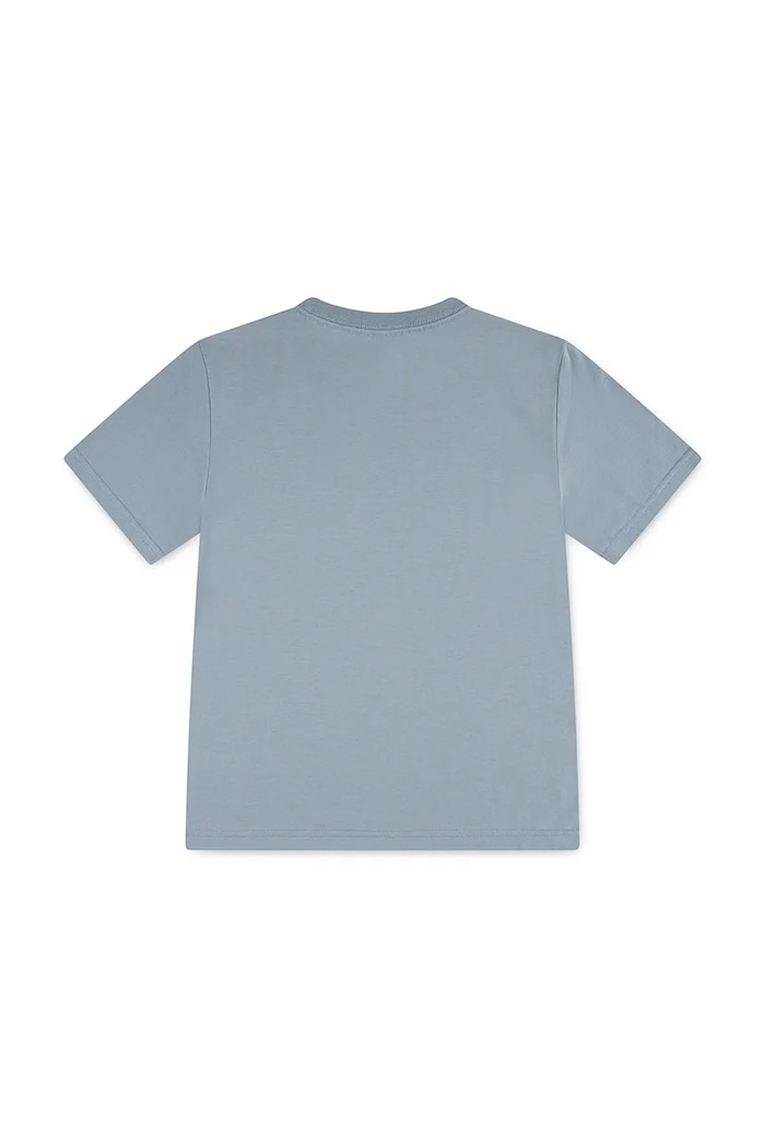 Detské bavlnené tričko Levi's SUNSET POCKET TEE 8EM359 modrá SS26