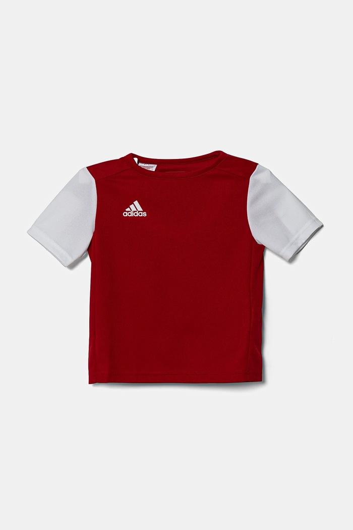 Dětské tričko adidas Performance kulatý červená DP3215