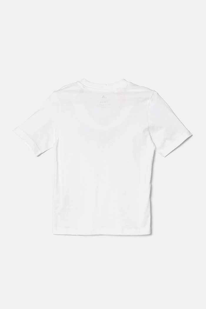 Παιδικό βαμβακερό μπλουζάκι adidas JX6871 λευκό SS25