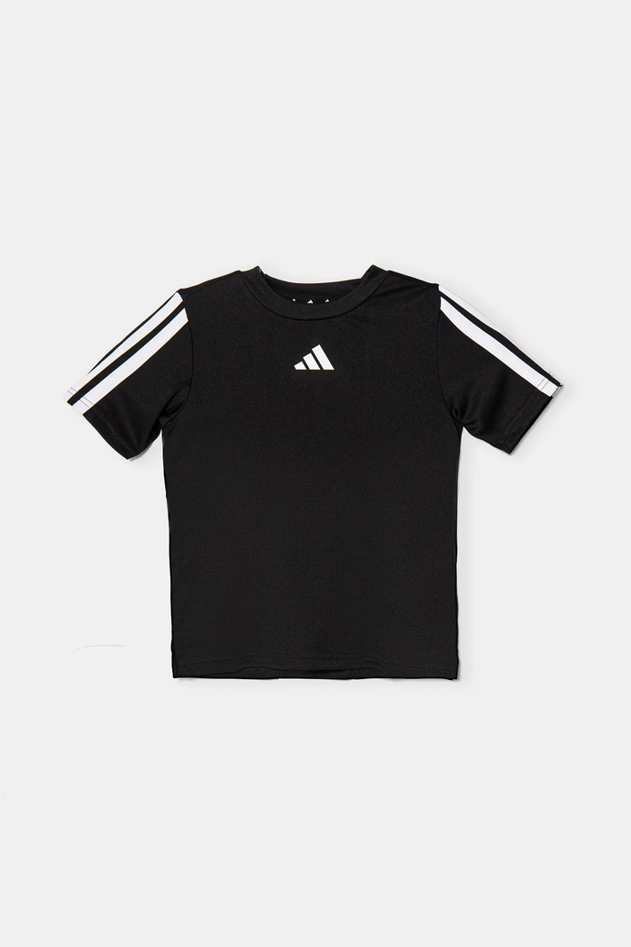 Dječja majica kratkih rukava adidas JJ1032 crna SS25