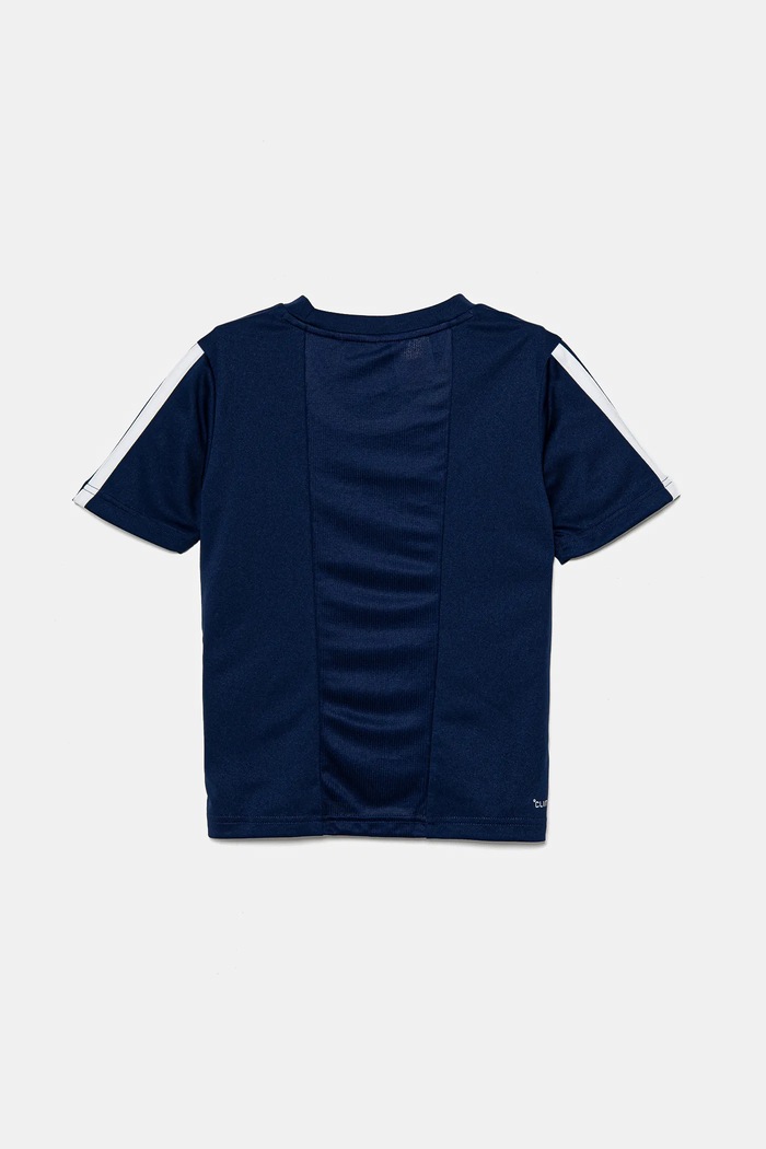 CHLAPEC Dětské tričko adidas JJ1035 námořnická modř