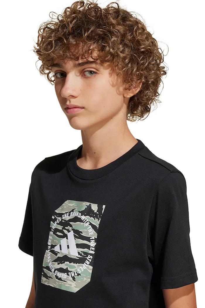 adidas t-shirt bawełniany dziecięcy JM8234