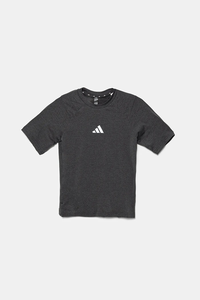 Детска тениска adidas JJ5050 сив SS25