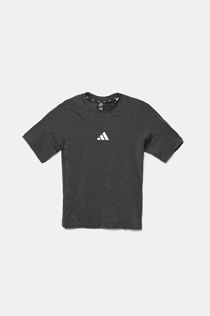 Детска тениска adidas JJ5050 сив SS25