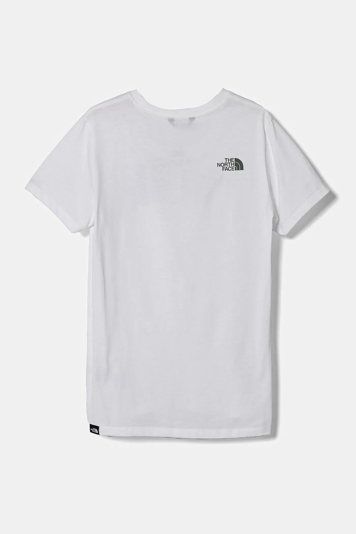 Dječja majica kratkih rukava The North Face S/S EASY TEE NF0A8DRN9ZN1 bijela SS25