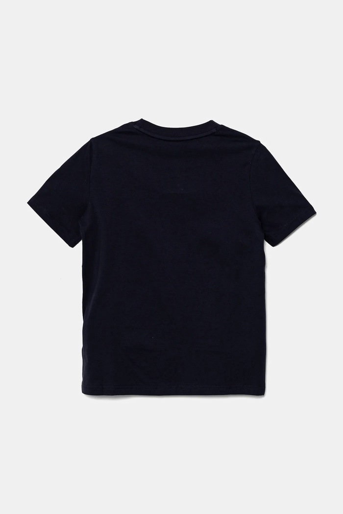 Момче Детска памучна тениска Puma ESS No. 1 Logo Tee 684906 тъмносин