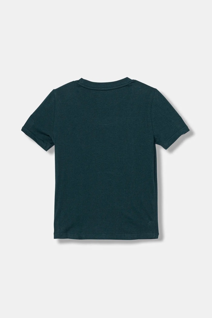 Detské bavlnené tričko Puma ESS No. 1 Logo Tee 684906 zelená AW25