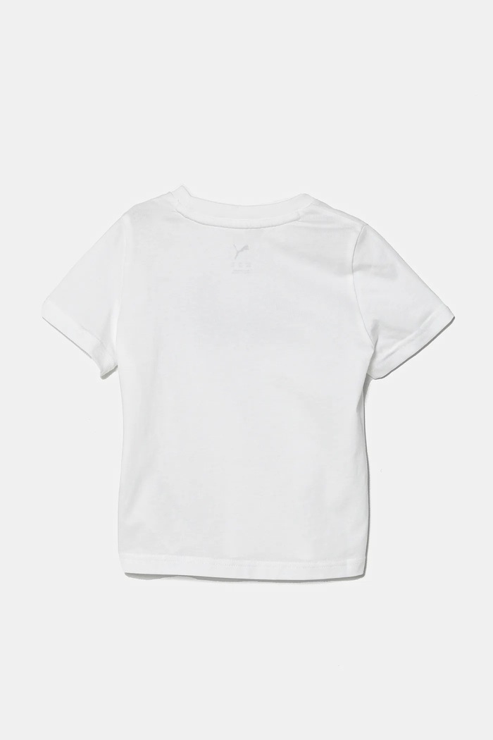 Dečki Otroška bombažna kratka majica Puma ESS No. 1 Logo Tee 684930 bela
