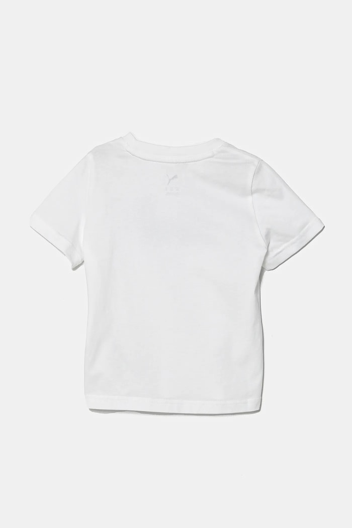 Dečki Otroška bombažna kratka majica Puma ESS No. 1 Logo Tee 684930 bela