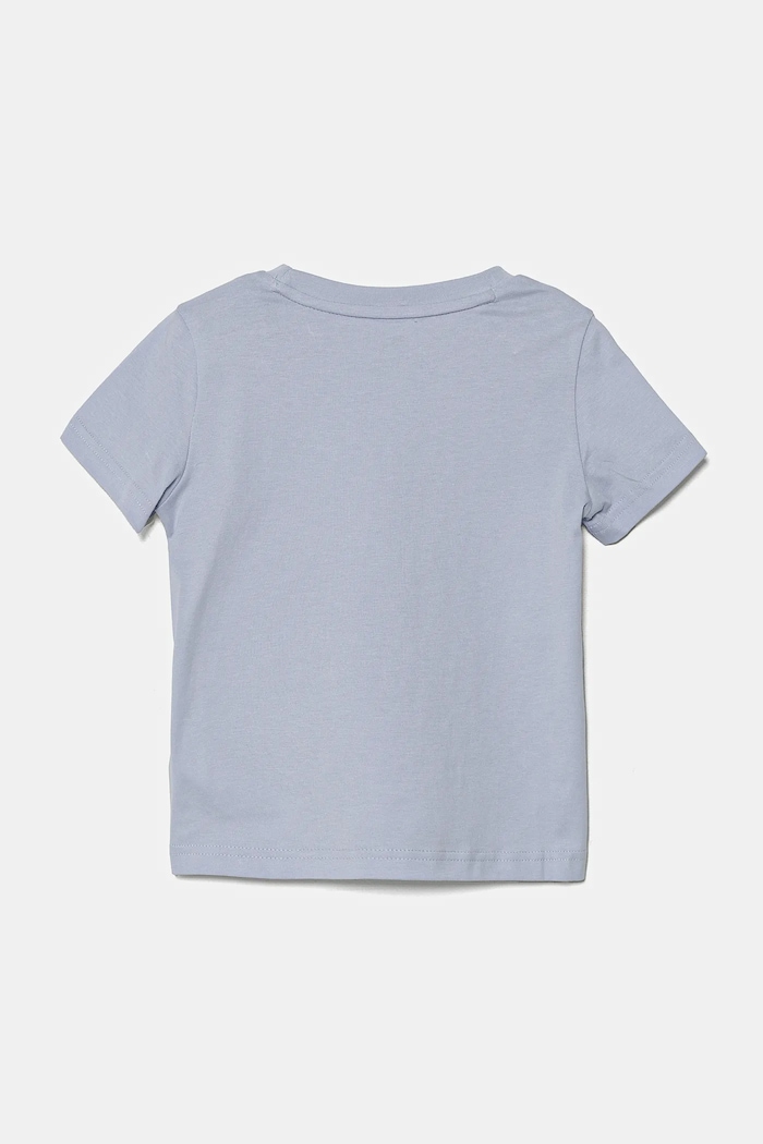 Puma tricou de bumbac pentru copii ESS No. 1 Logo Tee 684930 albastru SS25
