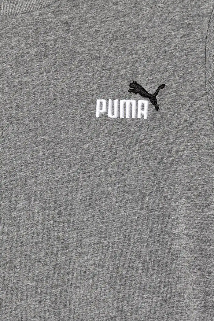 Chlapec Puma tričko detské bavlnené ESS 2 COLOR Small No. 1 Logo Tee 685779 sivá