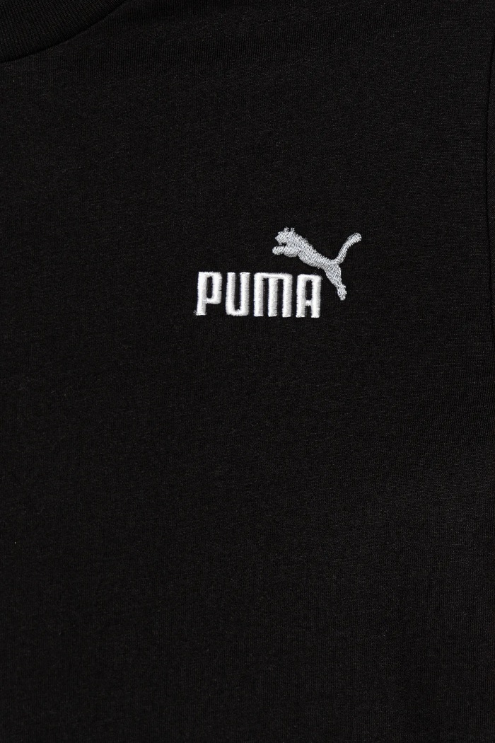 Chlapec Puma tričko detské bavlnené ESS 2 COLOR Small No. 1 Logo Tee 685779 čierna