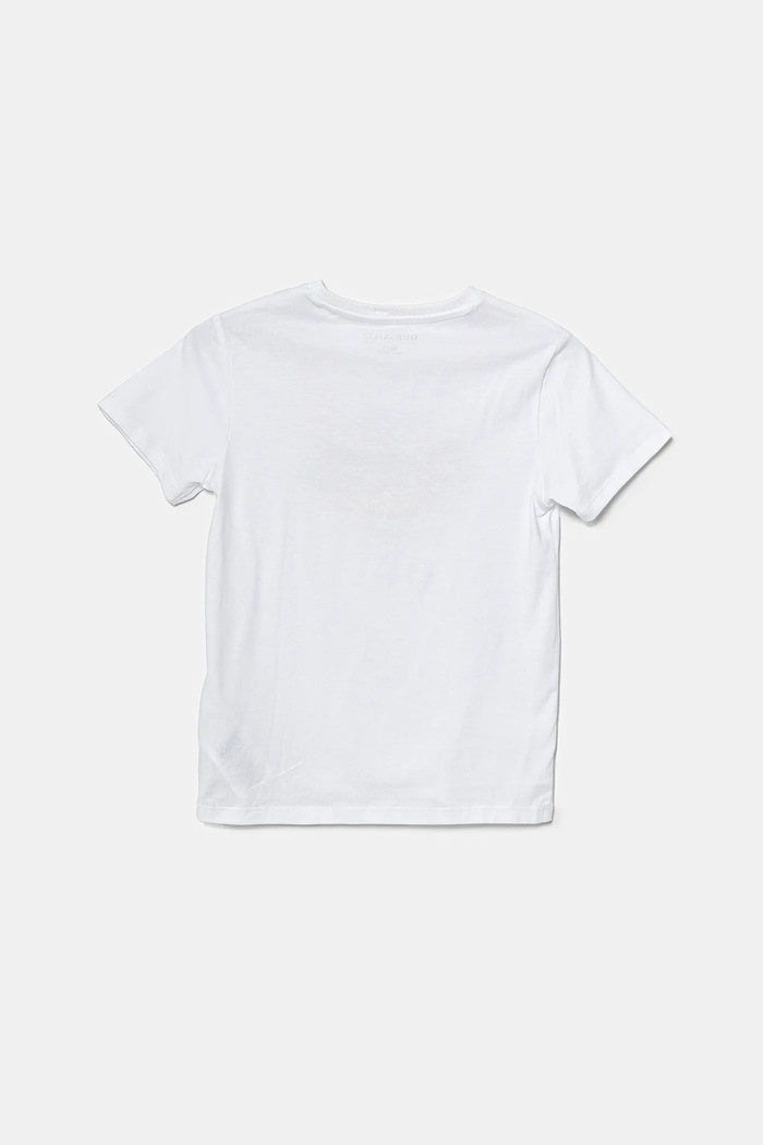 Dětské bavlněné tričko Guess N5GI01.K8HM4.PPYA bílá SS25