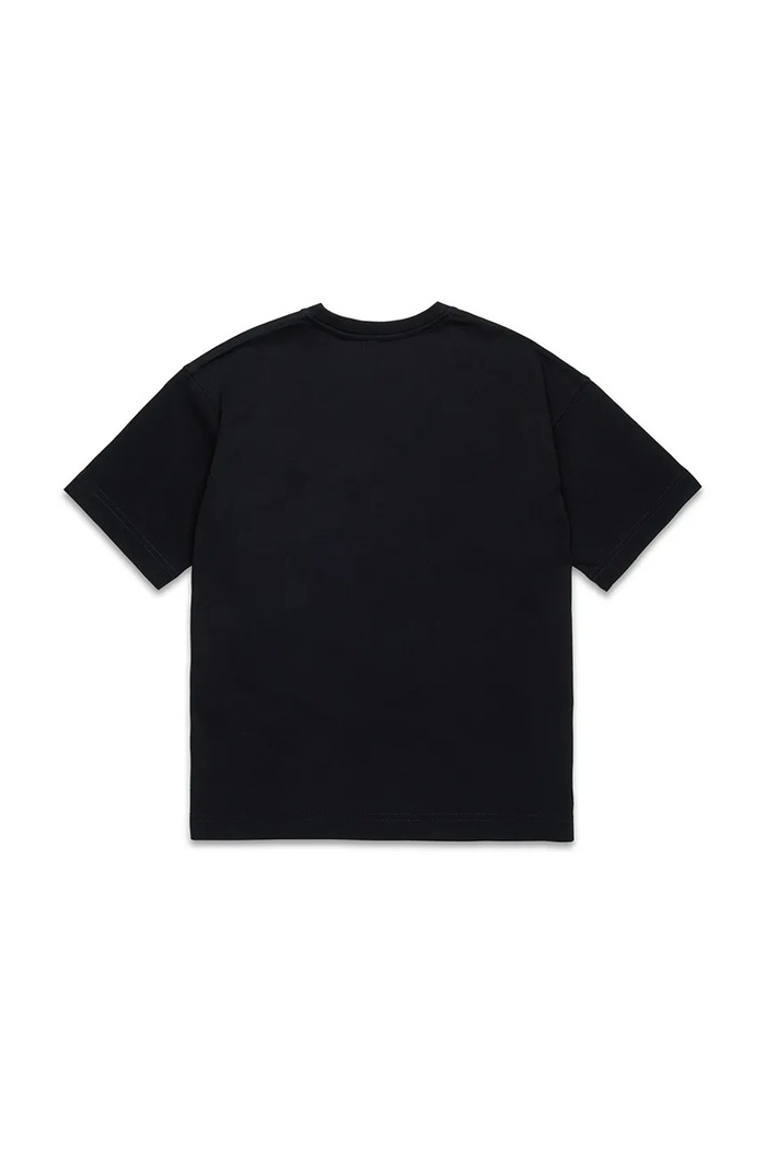 Diesel tricou de bumbac pentru copii TMARCUS OVER T-SHIRT J02022 negru SS25