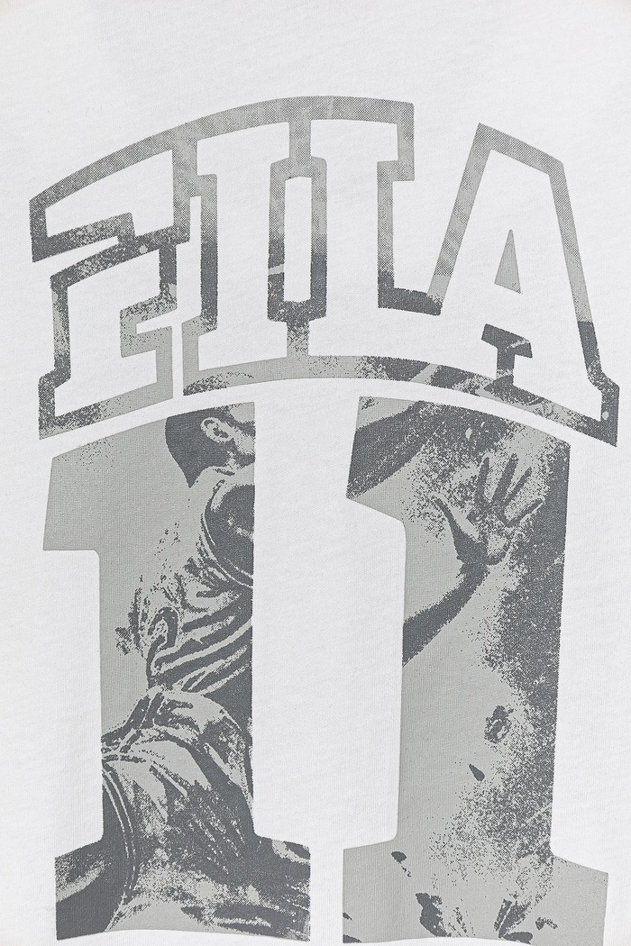 Chłopiec Fila t-shirt bawełniany dziecięcy ILLERRIEDEN FAT0681 biały